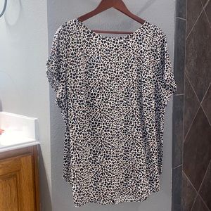 Ava & Viv Cheetah Print Shirt